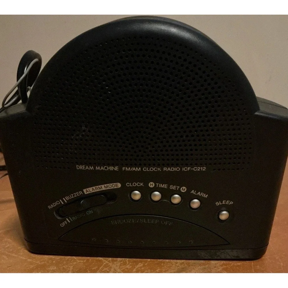 Sony ICF-C212 Dream Machine Digital Alarm Clock AM/FM Radio Tested Working‎